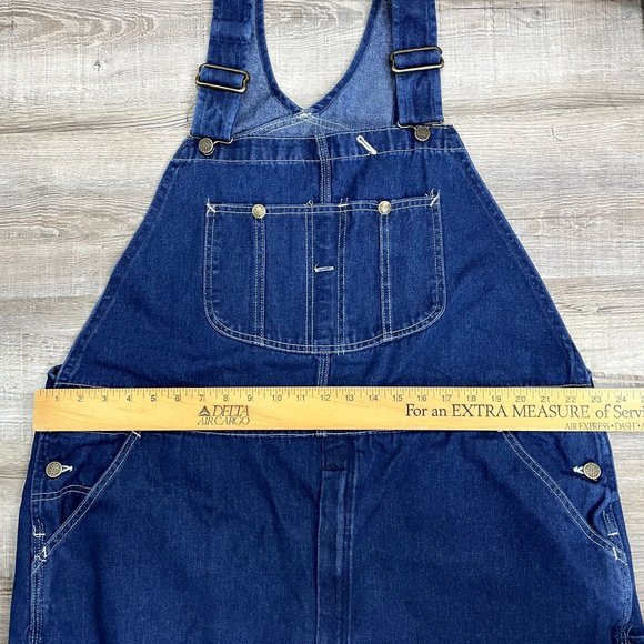 VINTAGE SEARS CLASSIC BLUE DENIM OVERALLS. - Picture 7 of 9